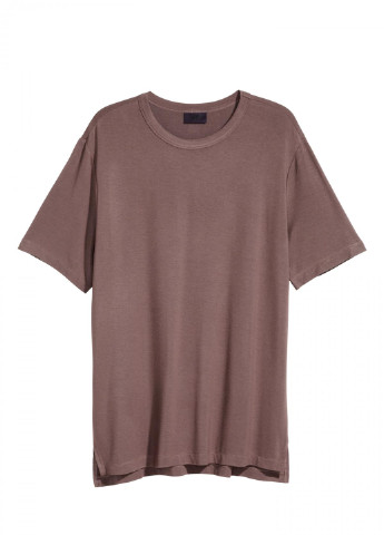 Темно-коричневая футболка H&M