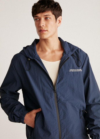 Темно-синяя демисезонная ветровка Grimelange