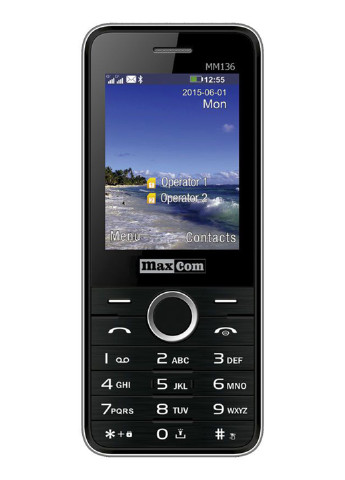 Мобильный телефон Maxcom mm136 black-silver (132824488)