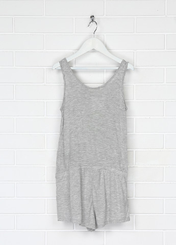 Комбинезон H&M комбинезон-шорты рисунок светло-серый кэжуал вискоза