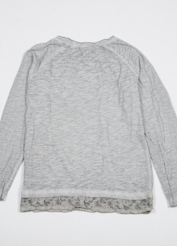 Серый демисезонный кэжуал лонгслив TOM DU меланж