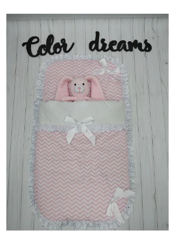 Конверт для немовлят 64/130 70х30 см Рожевий Color Dreams (223730364)