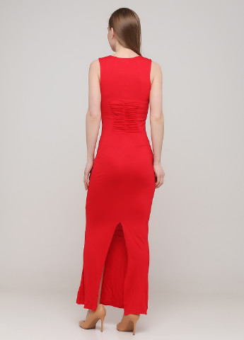 Красное кэжуал платье футляр Venus однотонное
