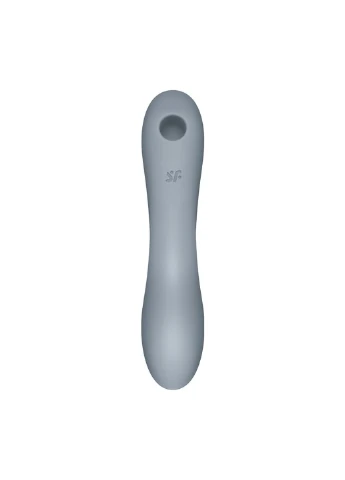 Вакуумний стимулятор із вібрацією Curvy Trinity 3 BlueGrey Satisfyer (254150578)