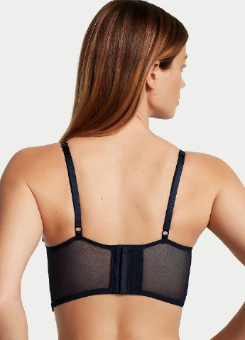 Темно-синій демісезонний комплект (бюст'є, трусики) Victoria's Secret