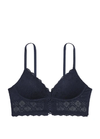 Темно-синій демісезонний комплект (бюст'є, трусики) Victoria's Secret
