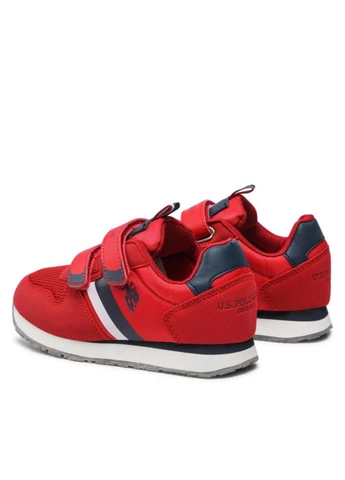 Красные демисезонные кроссовки polo u.s. поло assn. nobil red nobik006-red001 Ralph Lauren U.S. Polo Assn. Nobil Red