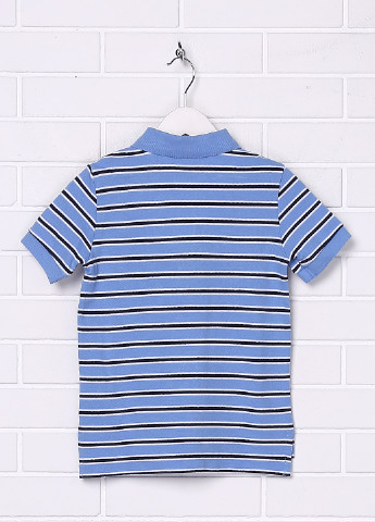 Голубой детская футболка-поло для мальчика Ralph Lauren в полоску