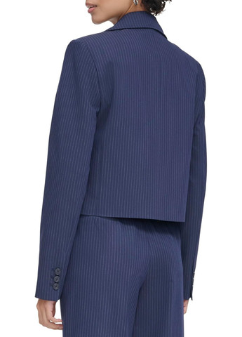 Синий женский жакет Calvin Klein геометрический - демисезонный