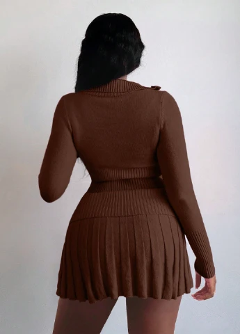 Костюм (кардиган, юбка) SHEIN (334151157)