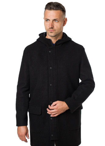 Черное демисезонное Пальто Arber