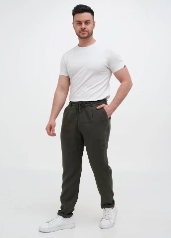 Хаки кэжуал летние прямые брюки Trend Collection