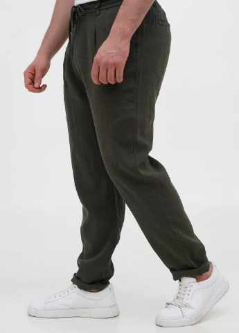 Хаки кэжуал летние прямые брюки Trend Collection