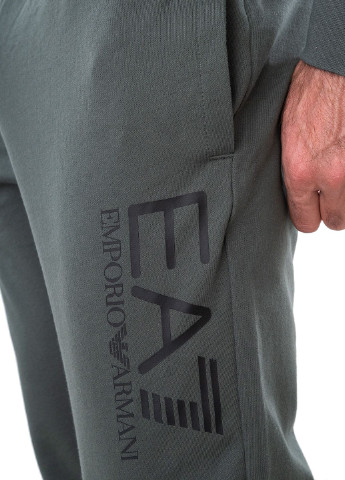 Хаки демисезонные брюки ARMANI EA7