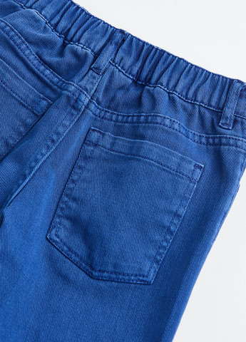 Синие демисезонные прямые джинсы H&M