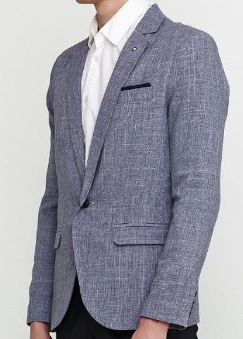 Пиджак Man's Wear с длинным рукавом меланж серый кэжуал