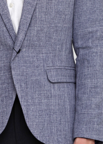 Пиджак Man's Wear с длинным рукавом меланж серый кэжуал