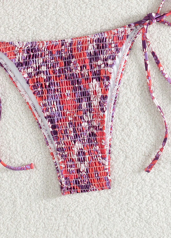 Комбінований літній купальник (ліф, трусики) бікіні SHEIN