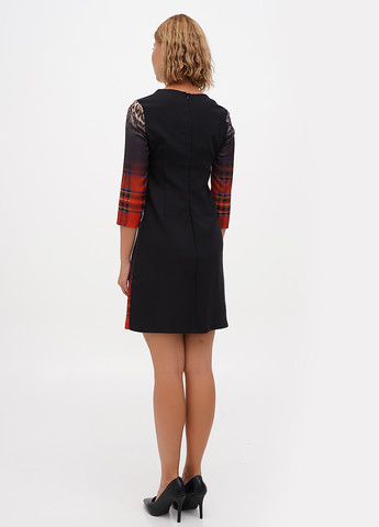 Червона кежуал сукня Sassofono в клітинку