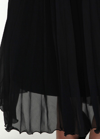 Черная кэжуал однотонная юбка Mody плиссе