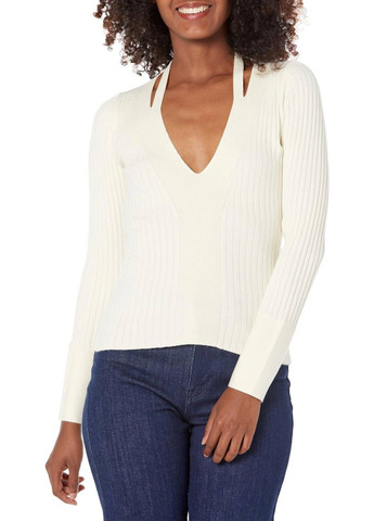 Молочный демисезонный пуловер пуловер Guess