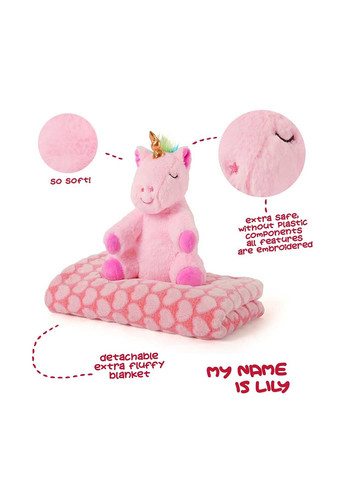 Плед з м'якою іграшкою, 120x80 см Perletti (363640832)