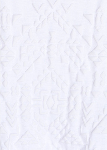 Майка H&M однотонная белая кэжуал хлопок, трикотаж