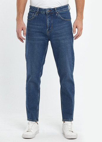 Синие демисезонные мом фит джинсы Trend Collection