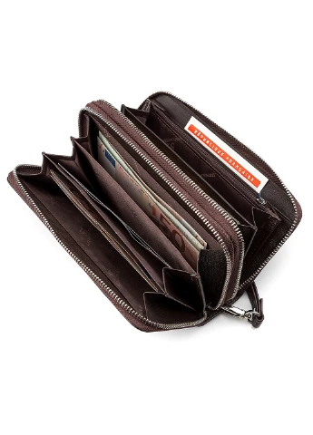 Чоловічий шкіряний гаманець 20х10,5х4,5 см st leather (252130237)