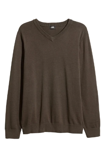 Темно-зеленый пуловер,болотний, H&M