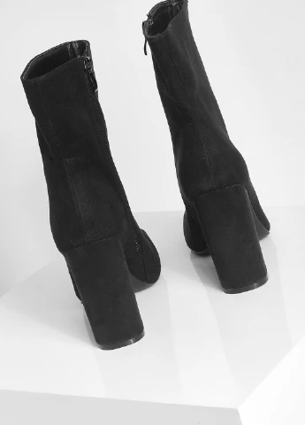 Черные осенние полусапоги Boohoo