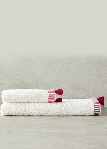English Home полотенце для рук, 30х45 см полоска розовый производство - Турция