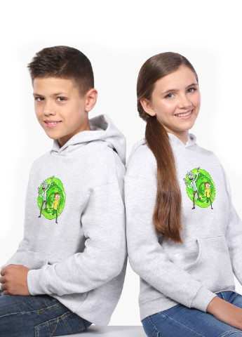 Худі для хлопчика Рік і Морті (Rick and Morty) Кенгуру дитячий (9298-1240) MobiPrint (219027776)