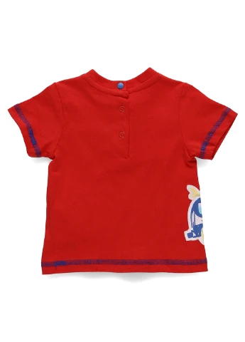 Красная летняя футболка Chicco