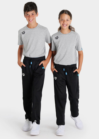 Черные спортивные демисезонные прямые брюки Arena