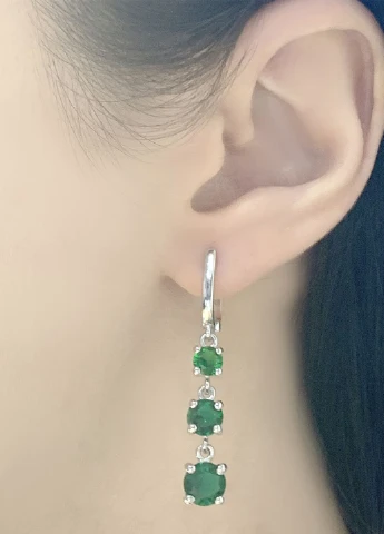 Серьги Silver Flame (152533145)