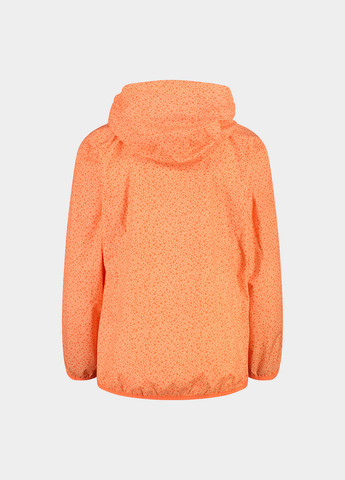 Помаранчева демісезонна вітровка CMP G JACKET RAIN FIX HOOD