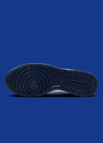 Синие демисезонные кроссовки fq8826-100 Nike Dunk Low 100