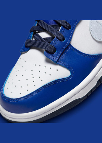 Синие демисезонные кроссовки fq8826-100 Nike Dunk Low 100