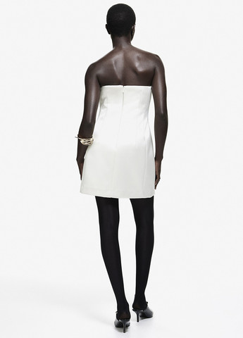 Серебристое коктейльное платье платье-футболка H&M однотонное