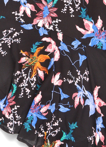 Чорна кежуал сукня а-силует B.Young з квітковим принтом