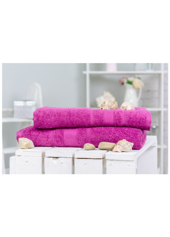 Mirson полотенце набор банный №5011 softness plum 50x90, 70x140 (2200003183030) малиновый производство - Украина