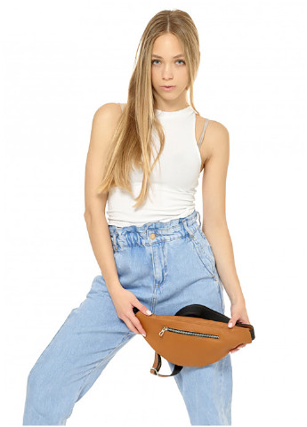 Женская сумка на пояс (бананка) 33х14х5 см Sambag (252127255)