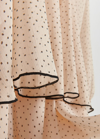 Кремова кежуал сукня кльош Reserved однотонна