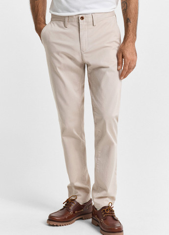 Светло-бежевые праздничный, классические, кэжуал демисезонные классические брюки Gant