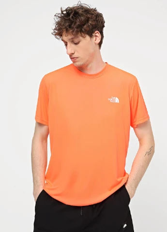 Оранжевая футболка The North Face