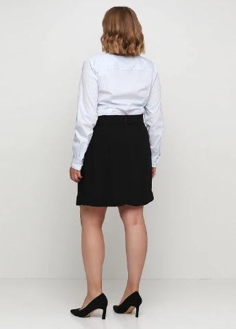 Черная однотонная юбка H&M