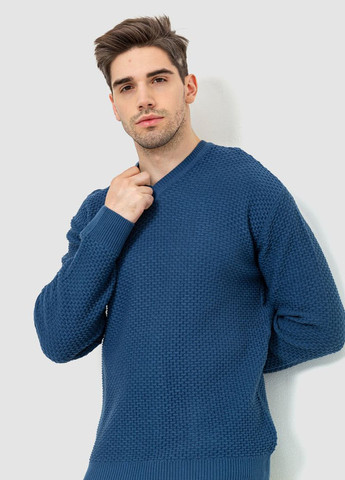 Синій демісезонний светр пуловер Ager