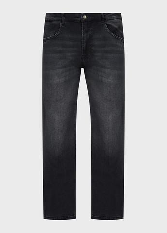 Черные демисезонные прямые джинсы Denim Project