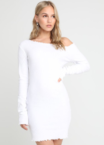 Білий кежуал плаття, сукня Missguided однотонна